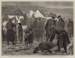 Med ryssarna, en present till Plevna, skickar ryssarna kvinnor och barn från Vraca in i den belägrade staden